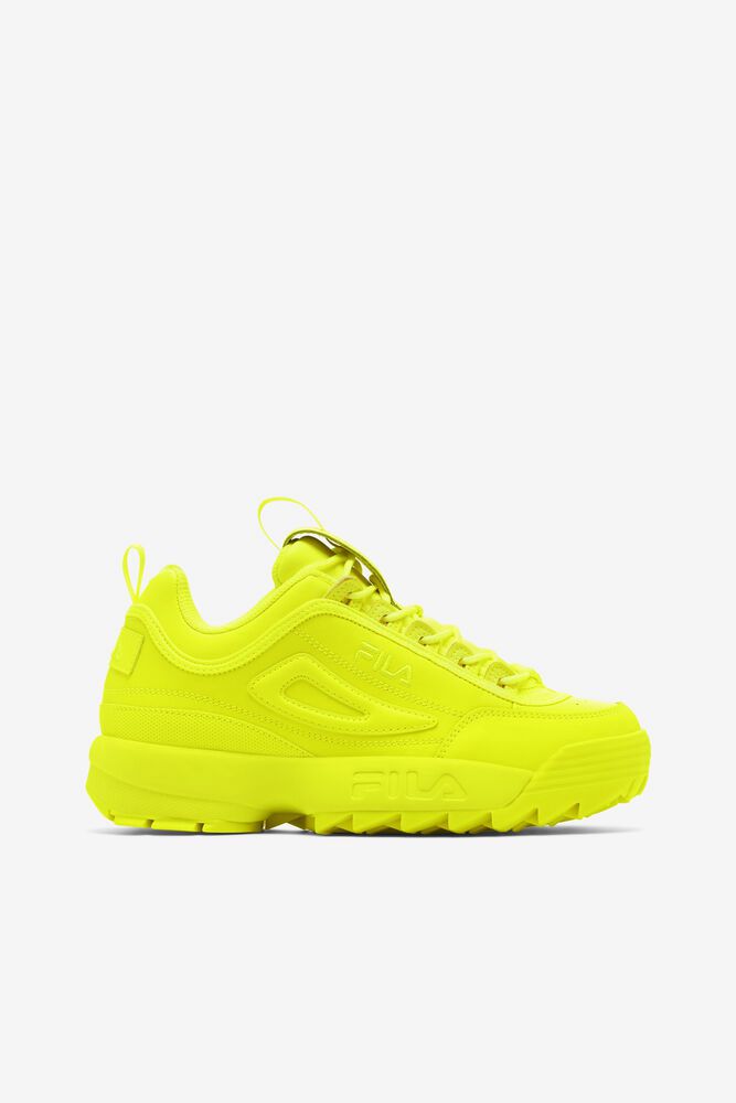 Fila Sneakers Disruptor 2 Premium Womens Yellow - India WXF-192473